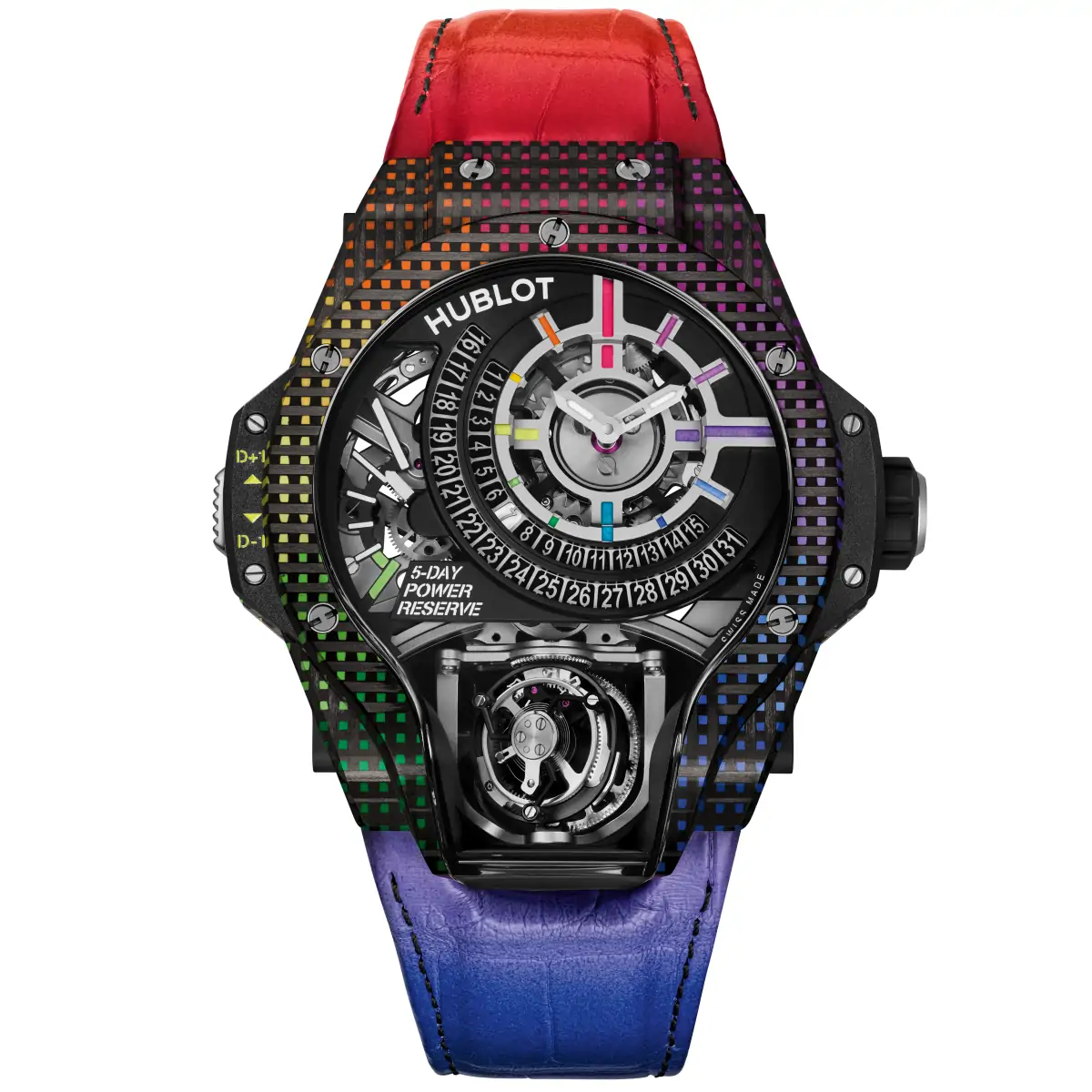 HUBLOT MP-09 TOURBILLON BI-AXIS RAINBOW 3D CARBON 909.QDRB.1120.LR